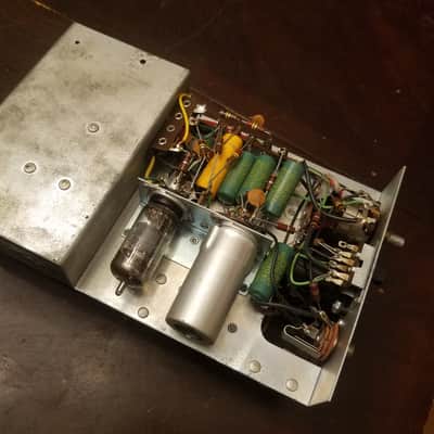 Viking RA72 Record Amplifier VU tube Reel to Reel preamp 1956 - Black and aluminum image 9