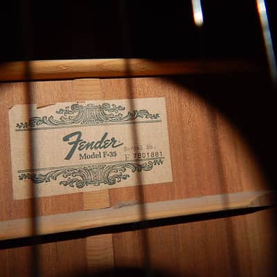 Fender F-35 1972 - 1978 - Natural image 8