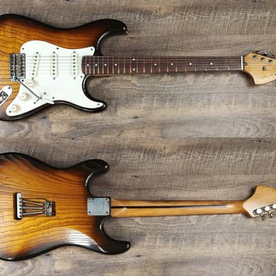 MyDream Partcaster Custom Built - Swamp Ash Tobacco Burst SRV image 1