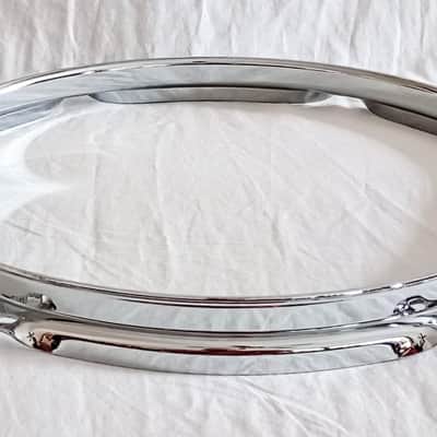 DW DRUM HOOP 12-IN DIAMETER 6 LUG HOLE PATTERN-CHROME-SHIPS FREE TO C-USA! image 3