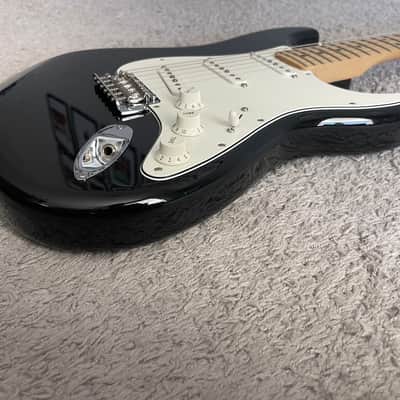 Fender Player Stratocaster MIM 2021 75th Anniversary Black Maple FB Strat Guitar image 3