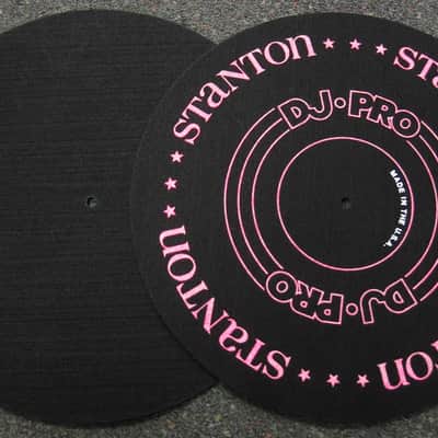 Stanton DJ Pro Disco Anti-Static Record Slip-Mat for cueing (Pair) DSM-5 image 2