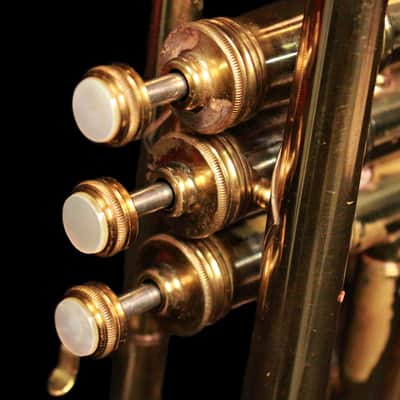 Vintage Pan American Trumpet w/ Original Case image 13