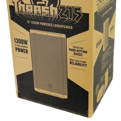 Mackie Thrash215 15" 1300W Powered Active DJ PA Speaker + XLR Cable Thrash 215 image 23