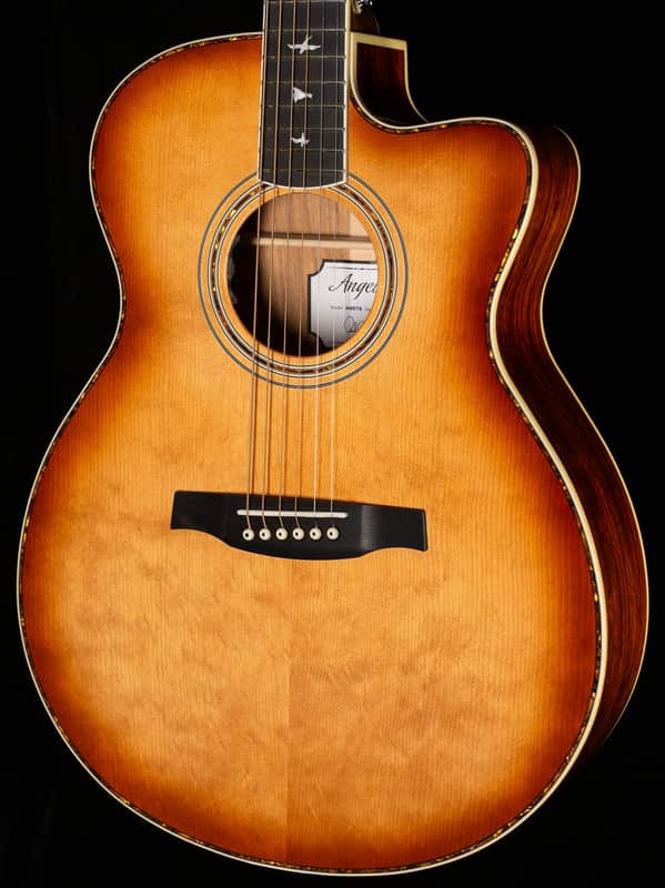 PRS SE AE40E Single Cutaway Tobacco Sunburst (600) image 1