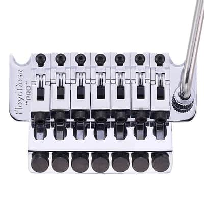 Genuine Official Floyd Rose 1000 Series Pro 7-String Tremolo, Chrome image 1