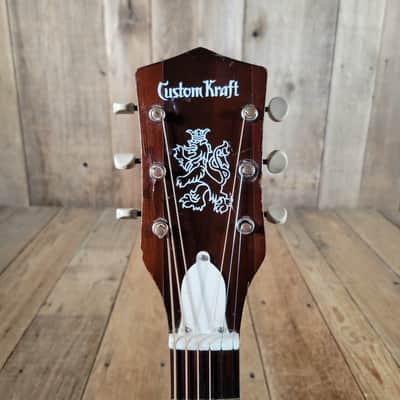 Custom Kraft Kay Made Vintage Acoustic Guitar Model 6116 - Sunburst image 5