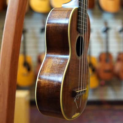 Martin Style 3K All-Koa Soprano Ukulele Early 1920s w/Hard Case image 2