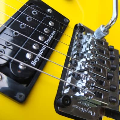 BC rich Gunslinger 2012 - Yellow w/Upgrades image 11