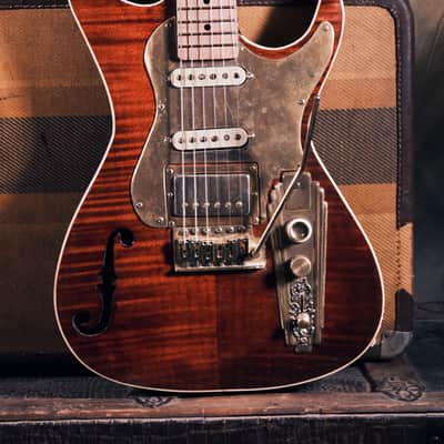 Postal Custom Memphis Rocket Red Flamed Maple image 1