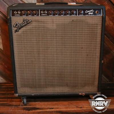 Fender Concert 6G12-A Brownface 40-Watt 4x10" Guitar Combo 1960 - 1963 - Brown image 2