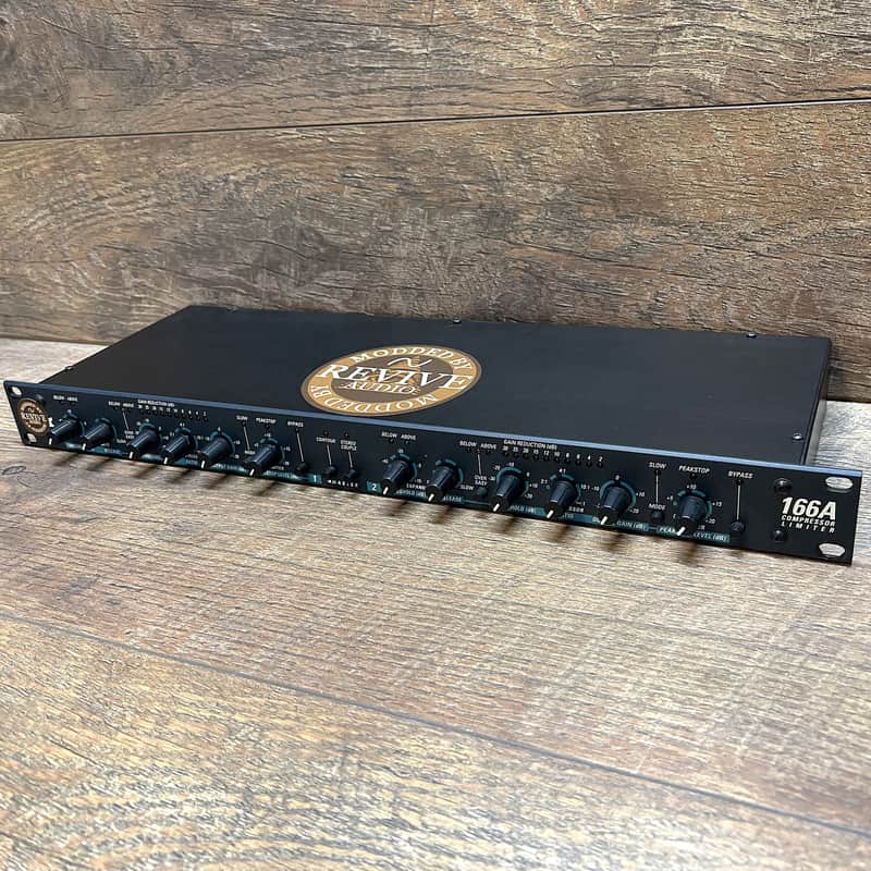 Revive Audio Modified: Dbx 166A Dual Compressor, Limiter, Gate, Hot Rodded, With Vca Upgrade image 1