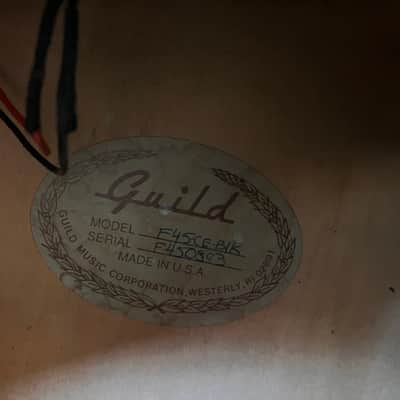 Guild F45 CE Electro Acoustic Guitar Made in USA 1991 + Guild Hard Case Bild 3