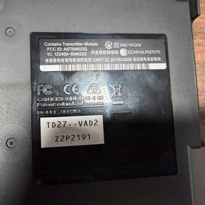Roland V-Drums TD-27 Sound Module w/Mount, Clamp, Wiring Harness, Power -Z2P2191 image 11
