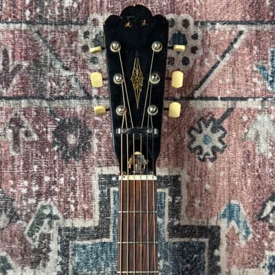 1960s Framus Model 5/195 Western Vintage Natural Made In Germany Acoustic Guitar W/ Original Chipboard Case! image 11