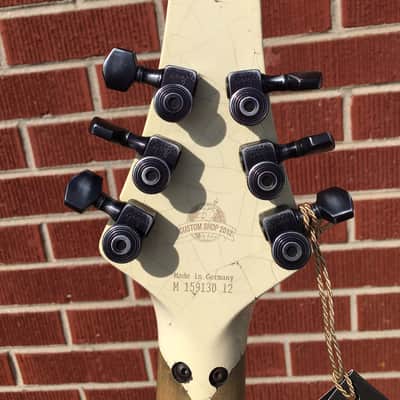 Framus German Custom Shop WH-1 Relic Wolf Hoffmann/Accept Aged Crème White High Polish  NOS image 7