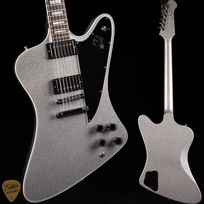 Gibson Custom Shop Made 2 Measure Firebird Custom Silver Sparkle 8.8 #CS400574 image 1