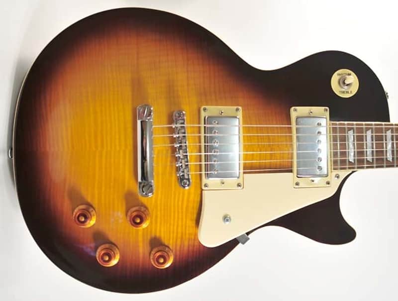 2005 Epiphone Les Paul Standard Plus Top Vintage Sunburst Electric