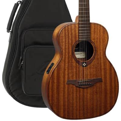 Lag TRAVEL-KAE Tramontane Acoustic Electric Travel Guitar. Khaya CLEARANCE image 1