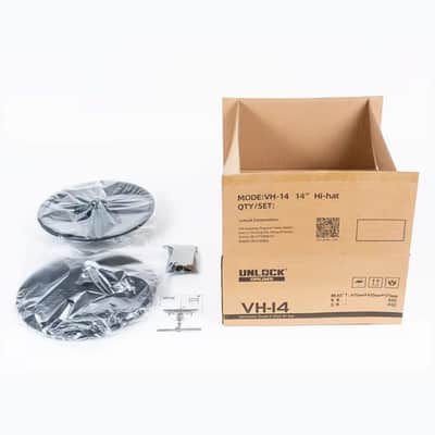 UNLOCK 14” 2 Piece Hi Hat Cymbals for Roland Alesis Strike Lemon VH image 5