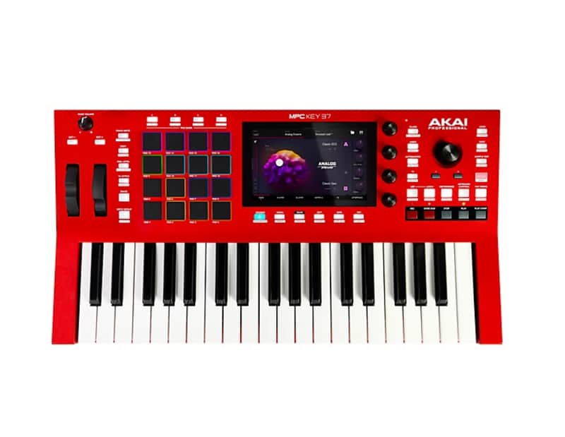 Akai Professional MPC Key 37 Production Synthesizer NEW - Red image 1