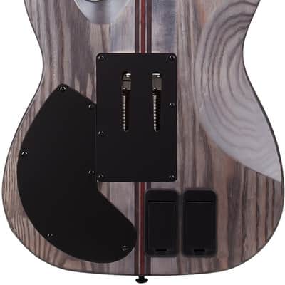 Schecter PT-7 FR-S SLS Elite Evil Twin - Satin Black (1384) image 4