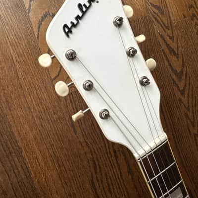 RARE! 1964 Airline “JB Hutto” Wood Body Jack White / Jetsons Guitar (Supro Valco) w/ OHSC image 7