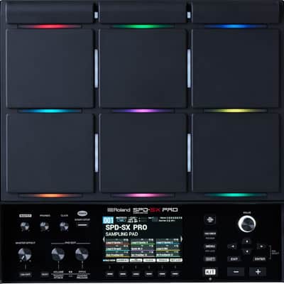Roland SPD-SX Pro Percussion Pad with 4.3-Inch Display, Customizable Pad-Dividing LED Lights, and 32 GB Internal Storage image 1