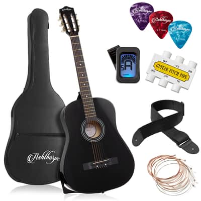 38-inch Beginner Acoustic Guitar Package - Starter Bundle Kit & Accessories image 2