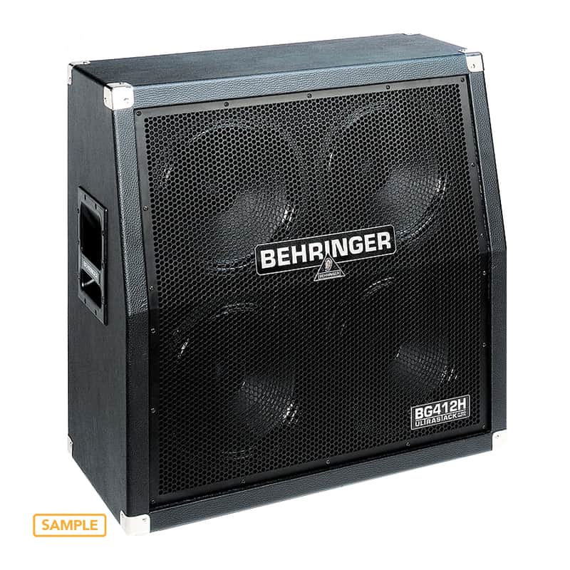 Behringer BG412H UltraStack 400W Angled 4x12 Guitar Cabinet image 1