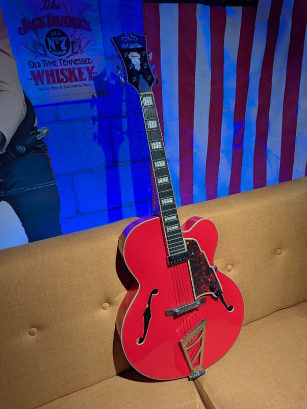 D'Angelico Premier EXL-1 Archtop (2018, Korean Peerless Factory) 2018 - Red image 1