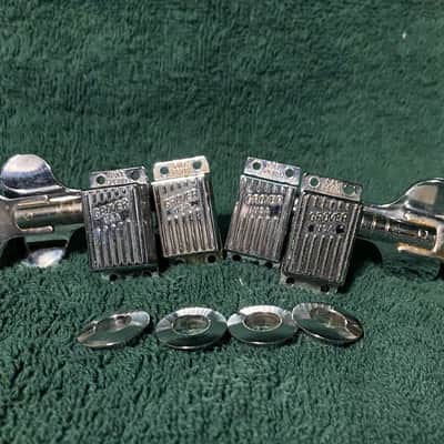 Grover Slimline Wavy Bass Tuners Chrome for Rickenbacker 4001 image 1