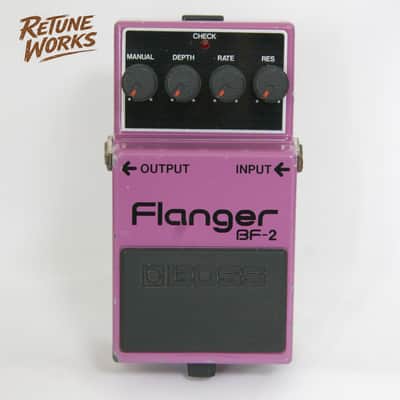 Boss BF-2 Flanger MIJ Black Label ACA 1982 - Serviced & Tested image 1