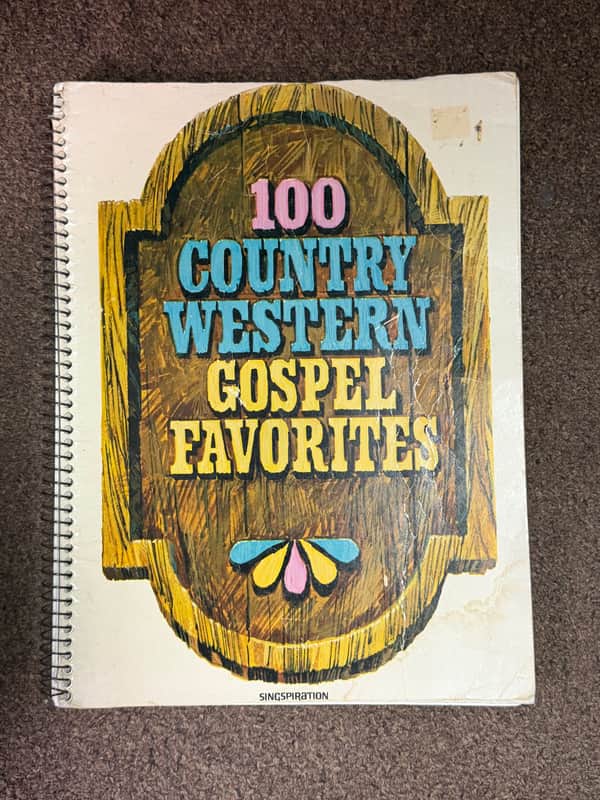 Used 100 Country Western Gospel Favorites Spiral Music Book image 1