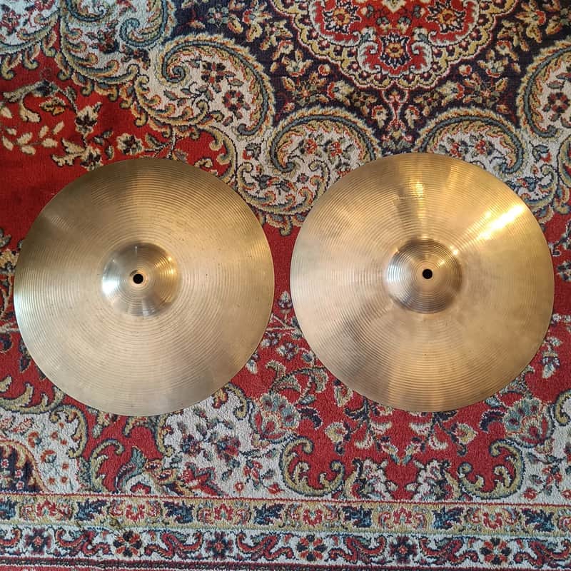 Paiste Formula 602 Hi Hat 13" Pre Serial 60's image 1