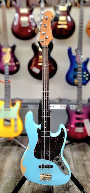AIO J-Bass Relic - Sonic Blue GS-001 image 1