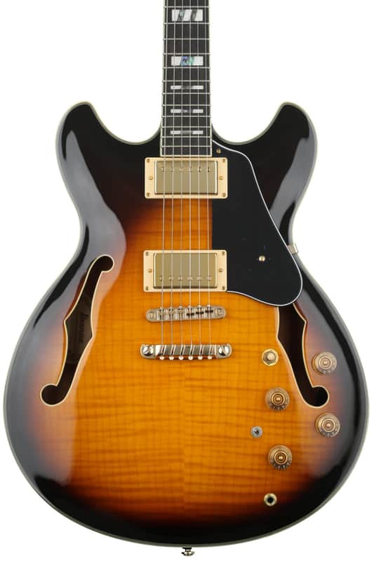 Ibanez John Scofield Signature JSM10 - Vintage Yellow Sunburst image 1