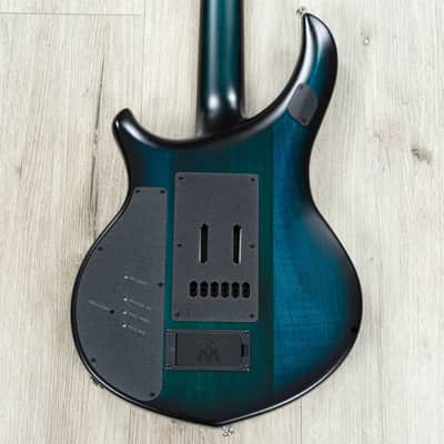 Ernie Ball Music Man John Petrucci Majesty 6 Guitar, Ebony Fretboard, Blue Silk image 4