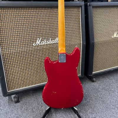 Fender Mustang Guitar with Rosewood Fretboard 1965 Dakota Red image 5