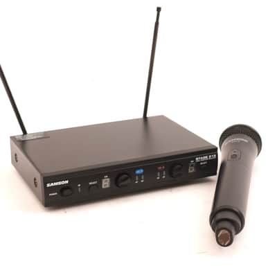 Samson SWS212HH-E Stage 212 Dual Vocal VHF Wireless System (2) Q6 Dynamic Mics image 2