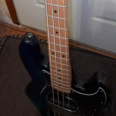Fender 75th Anniversary Jazz Bass 2021 Drk Blue image 4