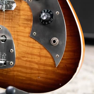 Novo Dealer Limited Miris JHH Semi-Hollow Electric Guitar - Amber Burst with Gig Bag image 16