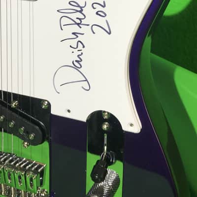 "Danish" Pete Honore Signed Purple Squier FSR Bullet Telecaster Anderton's Beyond Rare! 1 of 500 image 2