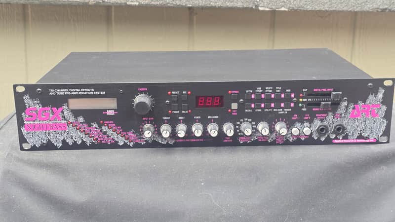 ART SGX Night Bass Black w/X-15 Ultrafoot Controller image 1