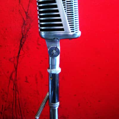 Vintage 1950's Astatic 77L dynamic cardioid microphone with F-11 adapter / cable Multi Z image 10