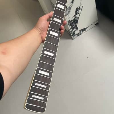 4-string electric bass neck jazz bass stainless steel 20frets yellow Maple guitar neck 34inch hole 18mm Rosewood block inlay nut 38mm image 3