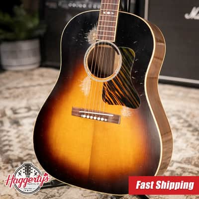 Gibson Custom Shop 1936 Advanced Jumbo Murphy Lab Heavy Aged Acoustic Guitar - Vintage Sunburst with Hardshell Case image 1
