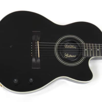 1990 Gibson Chet Atkins SST - Black Ebony Finish - Original Case image 5