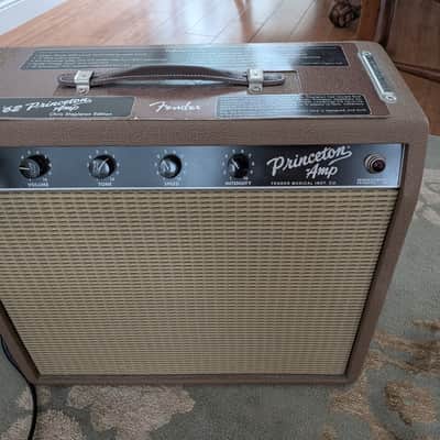 Fender Chris Stapleton Signature '62 Princeton 1x12" 12-Watt Guitar Combo 2019 - Present - Brown Vinyl with Wheat Grille Cloth image 1
