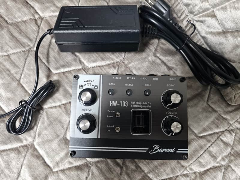 Baroni HW-103 Tube Preamp / D.I. Recording Amp (Hiwatt DR-103) image 1
